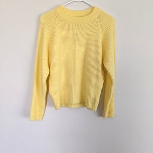 Topshop bright yellow sweater